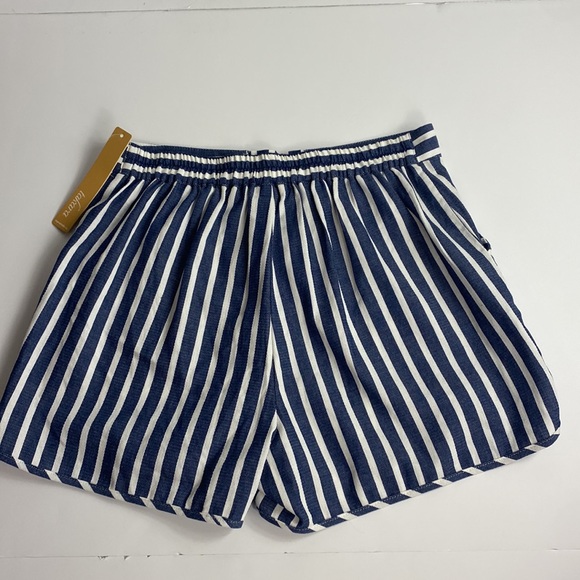 TAKARA SHORTS HIGH-WAISTED STRIPE NWT MEDIUM - Picture 3 of 11